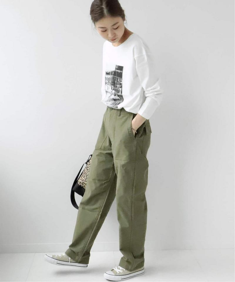 《追加》モノクロフォトプリントロングスリーブTEE◆（JOURNAL STANDARD relume）