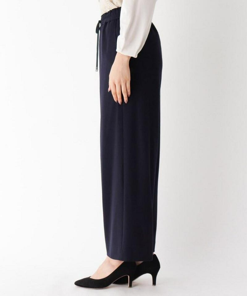 ドローコードハイウエストワイドパンツ