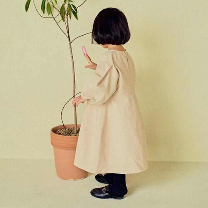 【新作10%OFF】パフワンピース・u07958 キッズ【3~8才】【ops】【ワンピース ロング ロングワンピース 長袖 ゆっ