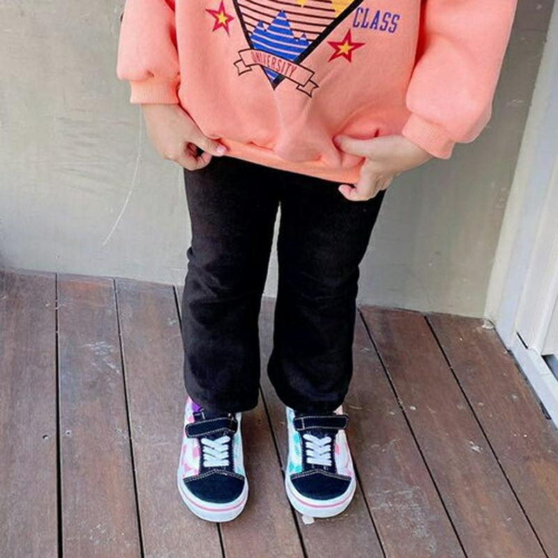 【新作10%OFF】裏起毛リブパンツ・u07932 キッズ【3~8才】【pt】【パンツ ズボン ロングパンツ 長ズボン 裏起毛 