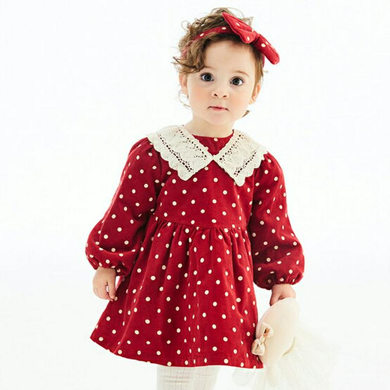 【キッズ30%OFF】【送料無料】ヘアバンド付キルトライナードットワンピース・p007943 キッズ【3~8才】【ops】【ワンピース ミディ丈 ミディワンピース 長袖 ヘアバンド セット ドット柄 可愛い かわいい 女の子 冬 韓国 韓国子供服 子供 こども 子供服 こども服】【KIDS】