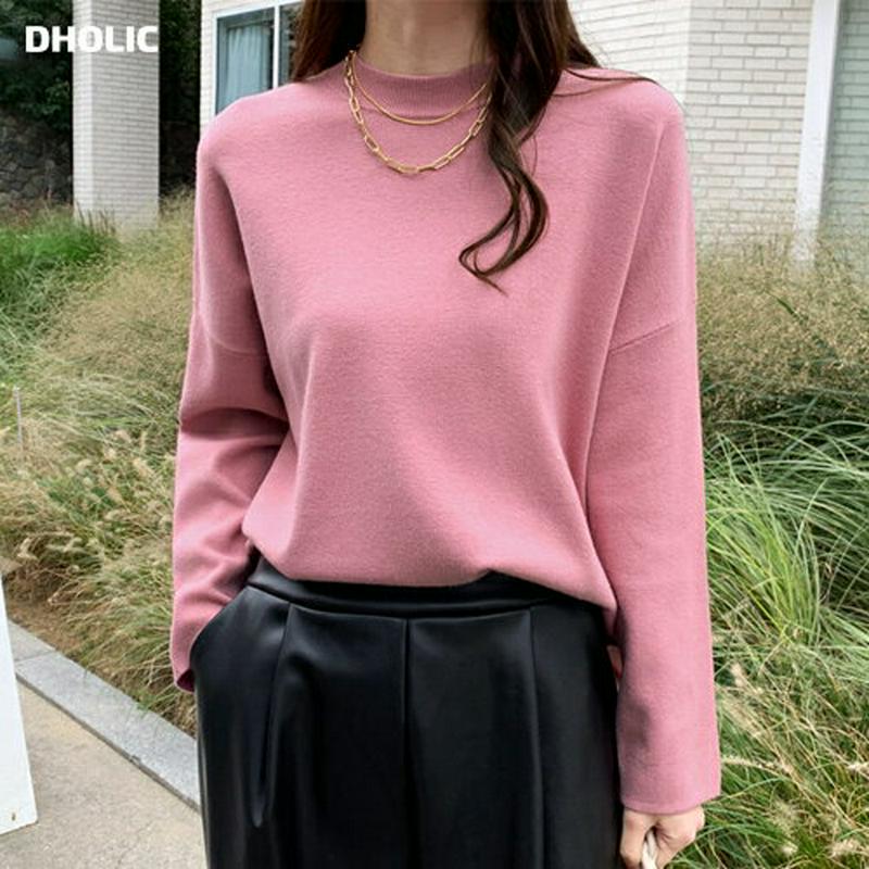 【新作10%OFF】スリットアンバランスニット・全4色・b64750 レディース【tops】【韓国 ファッション トップス ニッ