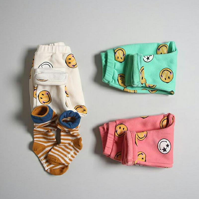 【新作10%OFF】スマイル裏起毛パンツ・u07918 キッズ【3~8才】【pt】【パンツ ズボン ロングパンツ 長ズボン 裏起