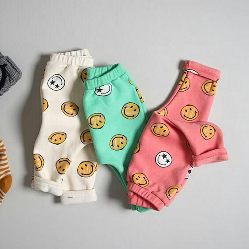 【新作10%OFF】スマイル裏起毛パンツ・u07918 キッズ【3~8才】【pt】【パンツ ズボン ロングパンツ 長ズボン 裏起