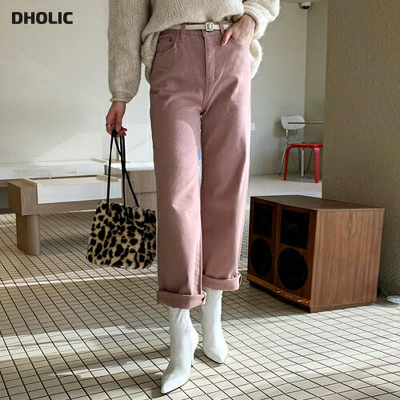 【新作10%OFF】裏起毛ストレートパンツ・全5色・t61565 レディース【pt】【韓国 ファッション ボトムス ズボン パン