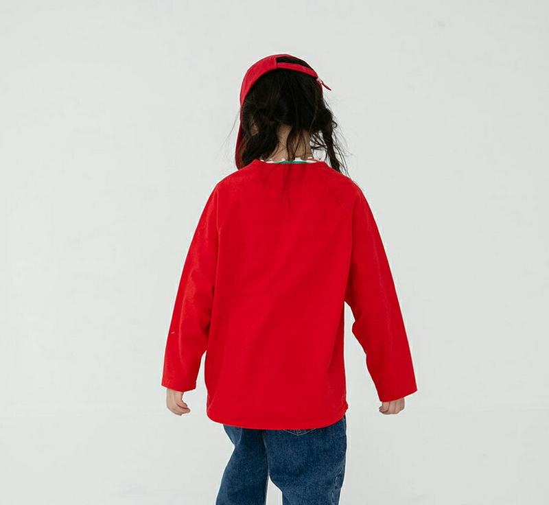 【新作10%OFF】コットンロゴ長袖Tシャツ・u07890 キッズ【3~8才】【tops】【トップス Tシャツ 長袖 ロンT ロ