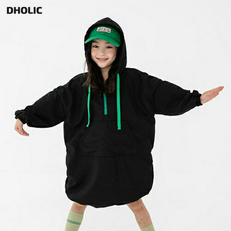 【新作10%OFF】アノラックワンピース・u07873 キッズ【3~8才】【ops】【ワンピース 長袖 フード パーカーワンピー