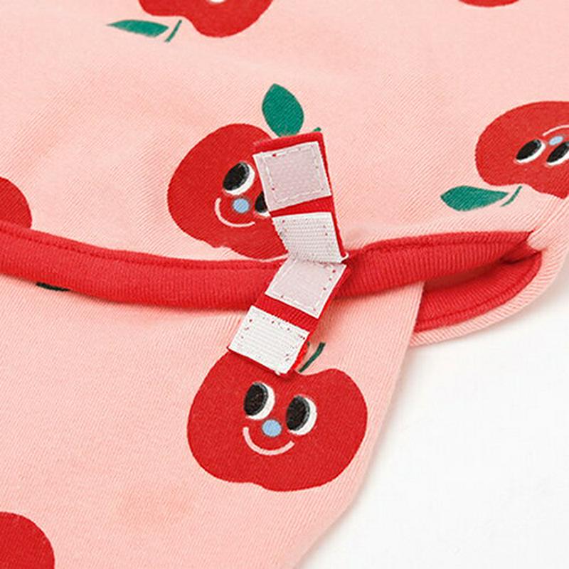 アップルパジャマSET・p007853 キッズ【3~8才】【uw】【パジャマ 部屋着 ルームウェア トップス　長袖 パンツ ズボン リンゴ りんご くだもの セット set 上下 女の子 男の子 韓国 韓国子供服 子供 こども 子供服 こども服】【KIDS】