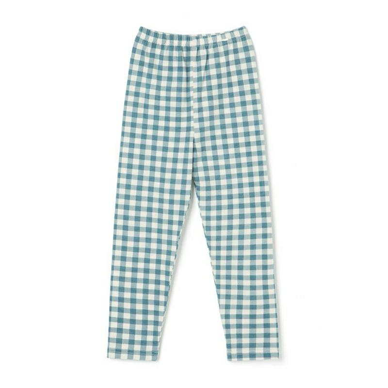 チェックルームウェア上下SET・p007895 キッズ【3~8才】【uw】【ルームウェア パジャマ 部屋着 チェック柄 トップス 長袖 パンツ ズボン セット set かわいい カジュアル 女の子 男の子 韓国 韓国子供服 子供 こども 子供服 こども服】【KIDS】