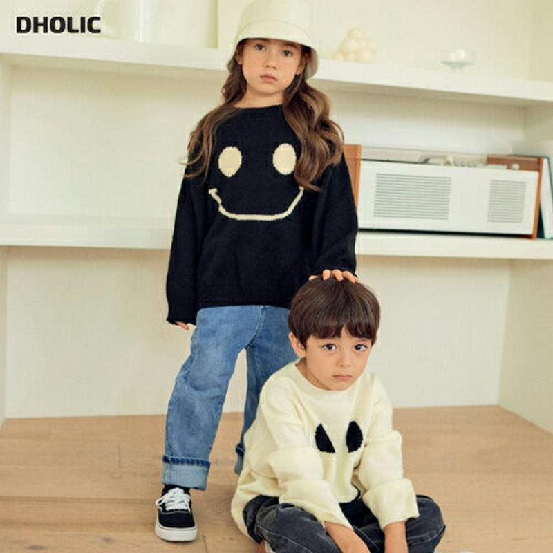 【新作10%OFF】スマイルニット・u07786 キッズ 【3~8才】【tops】【韓国 ファッション トップス ニット セータ