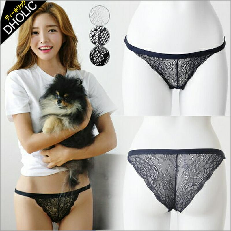 【只今90%OFF】パターンレースストリングショーツ・全3色・e42294 レディース【uw】【単品 パンツ 下着 アンダーウェア インナー シースルー レース 薄手】