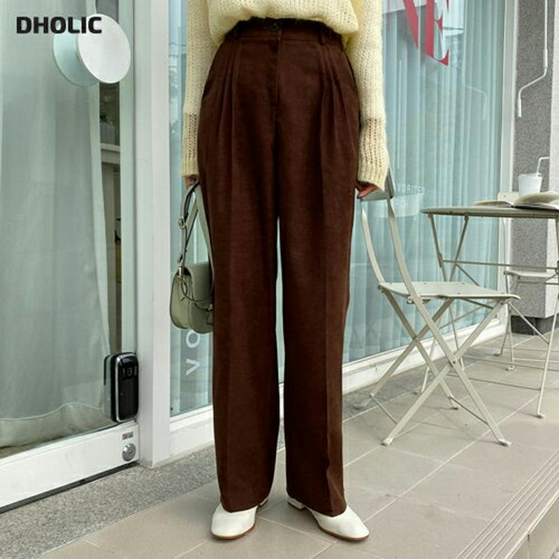 スリータックワイドスラックス・全4色・t61424 レディース【pt】【韓国 ファッション ボトムス ズボン パンツ ロングパン