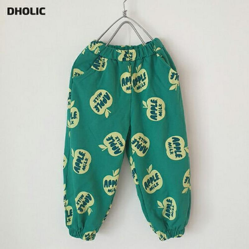 アップルミルクジョガーパンツ・u06300 キッズ【3~8才】【pt】【パンツ ズボン ロングパンツ 長ズボン ジョガーパンツ 