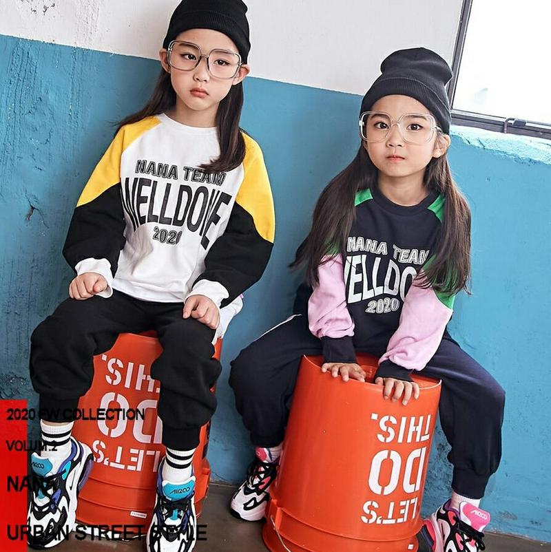 【送料無料】2020ロゴスウェットSET・b06482 キッズ【3~8才】【set】【セットアップ setup トップス スウェ