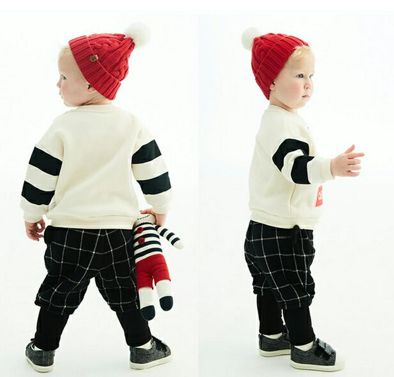 【キッズ30%OFF】チェックコントラストパンツ・p007669 キッズ【3~8才】【pt】【パンツ ズボン ロングパンツ 長ズボン チェック柄 コントラスト カジュアル ラフ 女の子 男の子 秋 冬 韓国 韓国子供服 子供 こども 子供服 こども服】【KIDS】