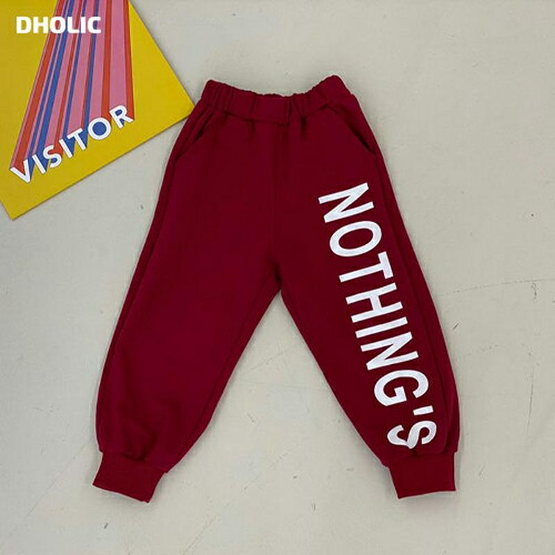 ビッグロゴジョガーパンツ・b06488 キッズ【3~8才】【pt】【パンツ ズボン ロングパンツ 長ズボン ロゴ カジュアル ジ