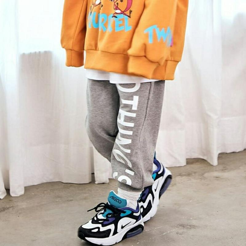 ビッグロゴジョガーパンツ・b06488 キッズ【3~8才】【pt】【パンツ ズボン ロングパンツ 長ズボン ロゴ カジュアル ジ