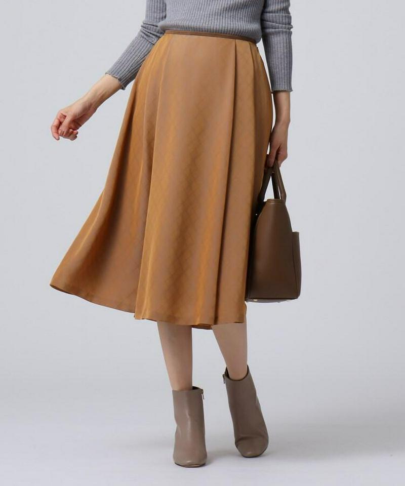 ジャガードチェックスカート