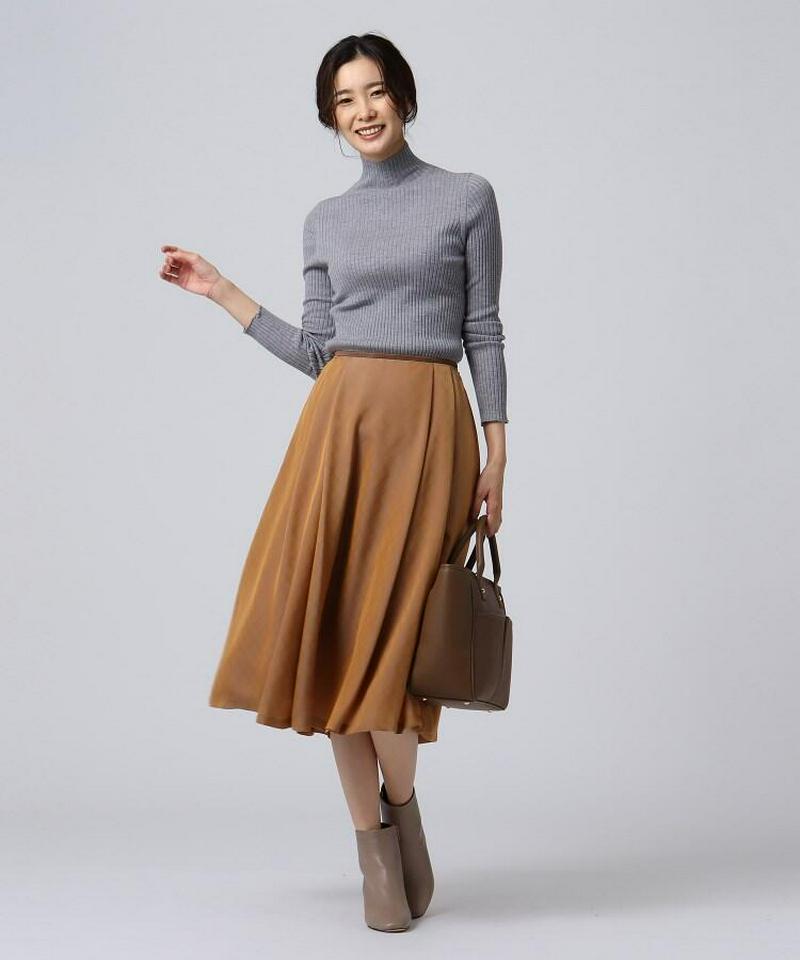 ジャガードチェックスカート