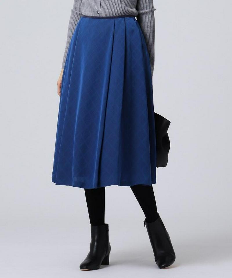 ジャガードチェックスカート