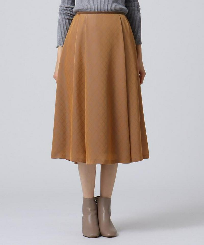 ジャガードチェックスカート