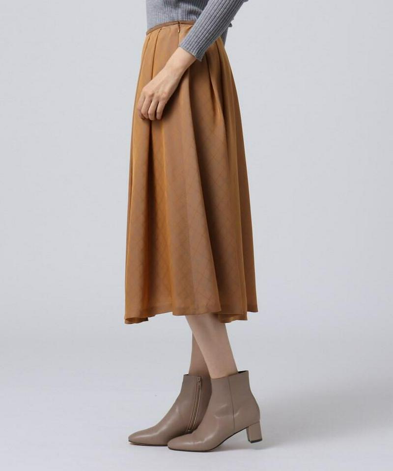 ジャガードチェックスカート