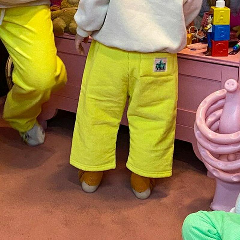 【キッズ20%OFF】ビビッドコーデュロイパンツ・u08150 キッズ【3~8才】【pt】【パンツ ズボン ロングパンツ 長ズボ