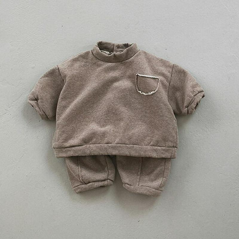 【キッズ20%OFF】裏起毛フレイドライン上下SET・u08134 キッズ【3~8才】【set】【セットアップ setup 上下