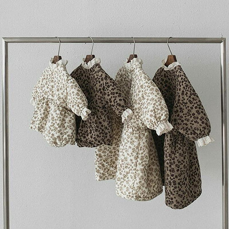 【キッズ20%OFF】レースヘム花柄ワンピース・u08118 キッズ【3~8才】【ops】【ワンピース 長袖 花柄 フラワー レ