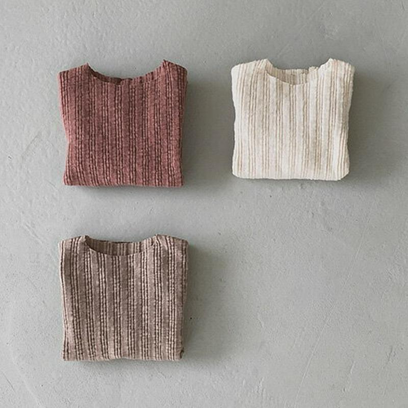 【キッズ20%OFF】リブTシャツ・u08120 キッズ【3~8才】【tops】【トップス Tシャツ 長袖 リブ リブトップス 