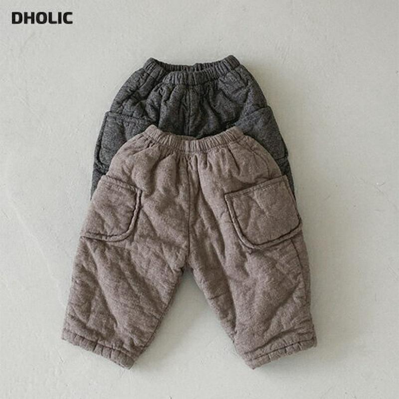 【キッズ20%OFF】裏起毛中綿パンツ・u08135 キッズ【3~8才】【pt】【パンツ ズボン ロングパンツ 長ズボン 中綿 