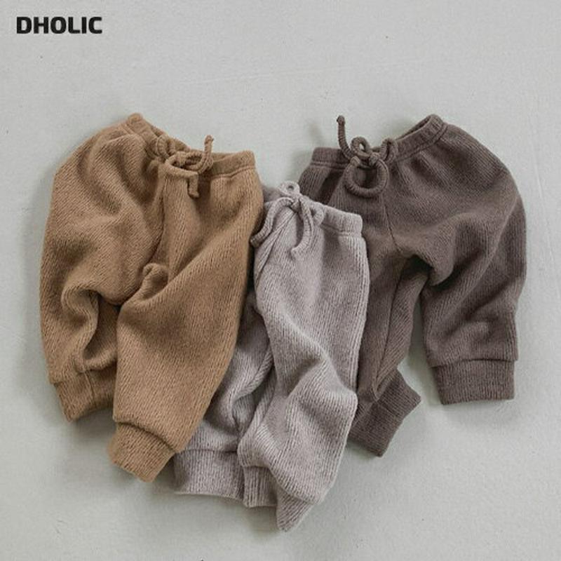 【キッズ20%OFF】起毛リボンパンツ・u08126 キッズ【3~8才】【pt】【パンツ ずぼん ロングパンツ 長ズボン 起毛 