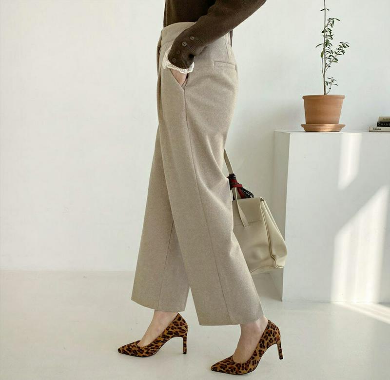 ワイドパンツ・全3色・t64838 レディース【pt】【韓国 ファッション ボトムス ズボン パンツ ロングパンツ ワイドパンツ