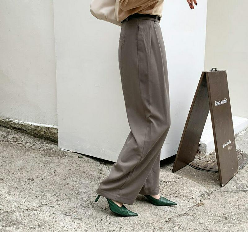 【新作10%OFF】ラップタックパンツ・全2色・t64800 レディース【pt】【韓国 ファッション ボトムス ズボン パンツ 