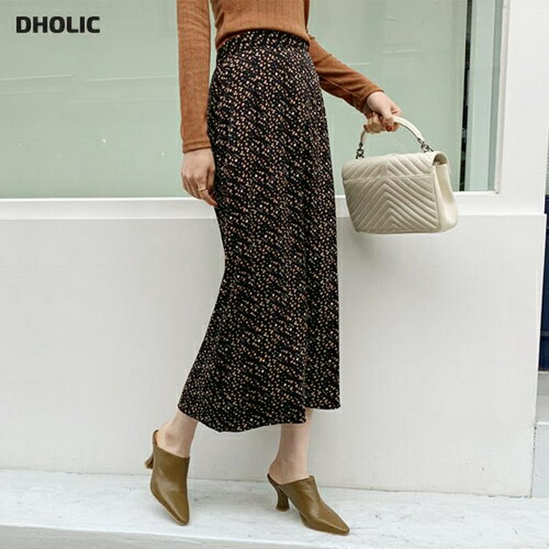 【新作10%OFF】バックゴムAラインスカート・全2色・b64801 レディース【sk】【韓国 ファッション ボトムス スカート