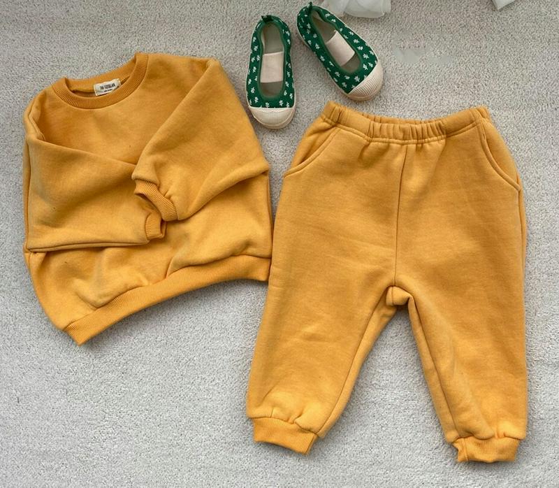 【キッズ30%OFF】裏起毛スウェット上下SET・u08006 キッズ【3~8才】【set】【セットアップ setup トップス スウェット トレーナー 長袖 パンツ ズボン 上下 裏起毛 カジュアル ラフ 女の子 男の子 冬 韓国 韓国子供服 子供 こども 子供服 こども服】【KIDS】