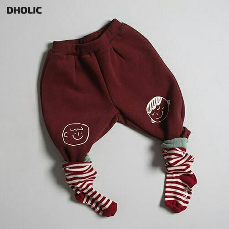 【キッズ20%OFF】裏起毛ニープリントパンツ・u07927 キッズ【3~8才】【pt】【パンツ ズボン ロングパンツ 長ズボン