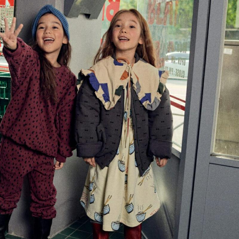 【キッズ20%OFF】【送料無料】ヌードルプリントワンピース・u08011 キッズ【3~8才】【ops】【ワンピース ロング ロ