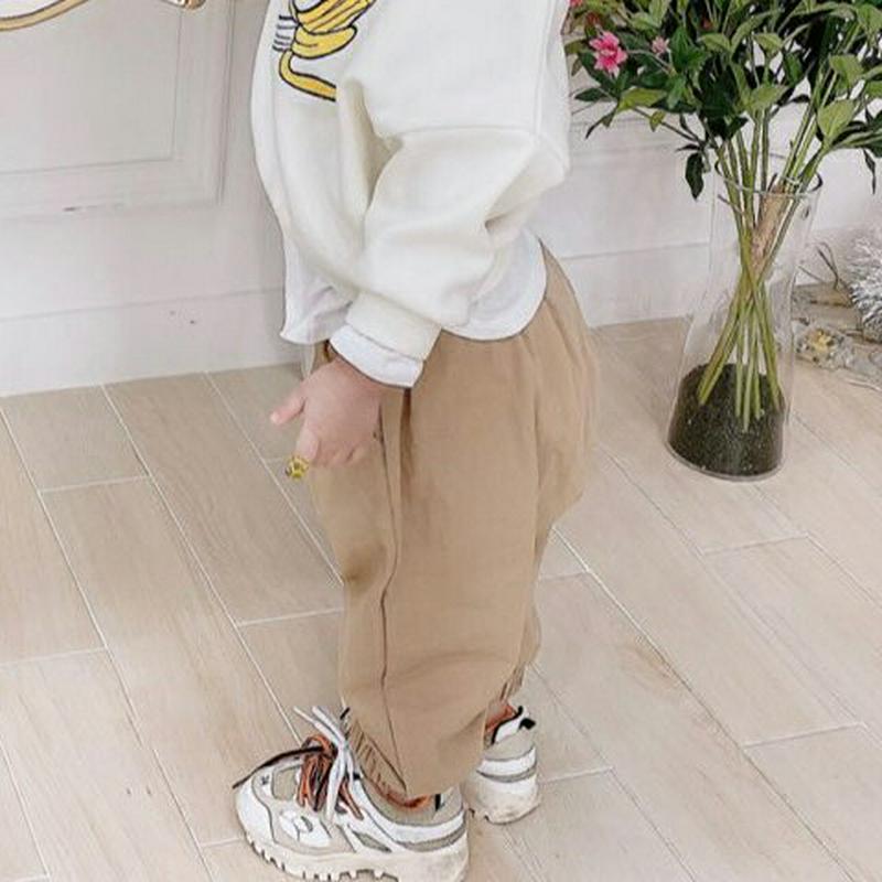 【キッズ20%OFF】ゴムポイントパンツ・u07622 キッズ【3~8才】【pt】【パンツ ズボン ロングパンツ 長ズボン ボト