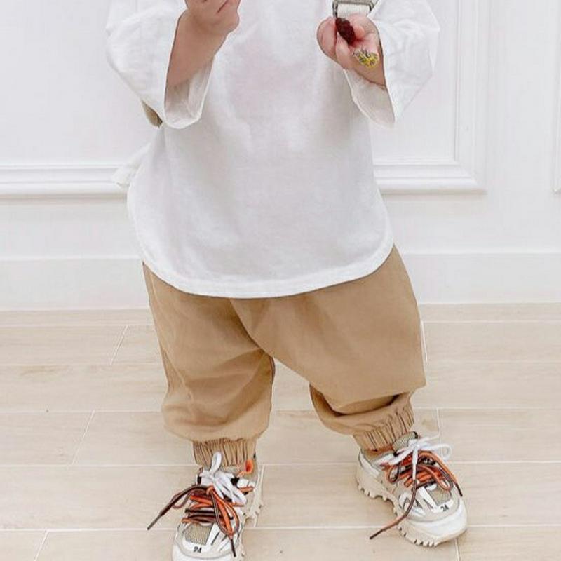 【キッズ20%OFF】ゴムポイントパンツ・u07622 キッズ【3~8才】【pt】【パンツ ズボン ロングパンツ 長ズボン ボト