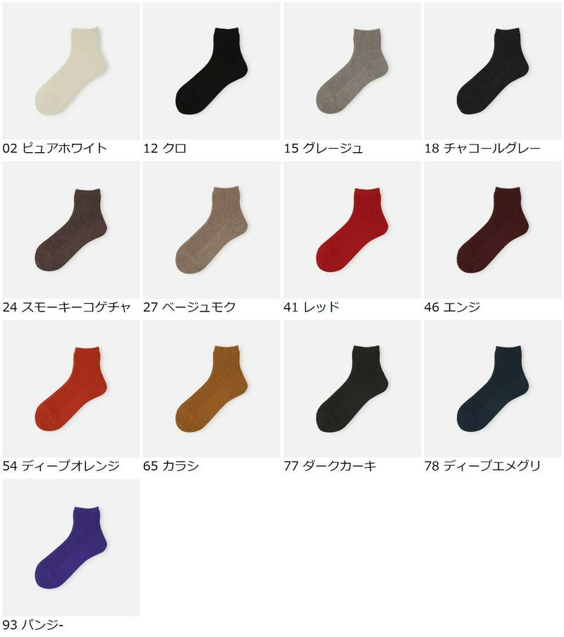 【あす楽】【靴下屋】 ウール 2×2リブショートソックス / 靴下 タビオ Tabio くつ下 ショート レディース 日本製