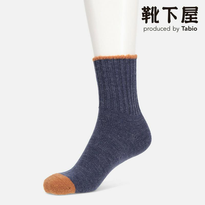 【あす楽】【靴下屋】 つま先切替リブショートソックス / 靴下 タビオ Tabio くつ下 ショート レディース 日本製