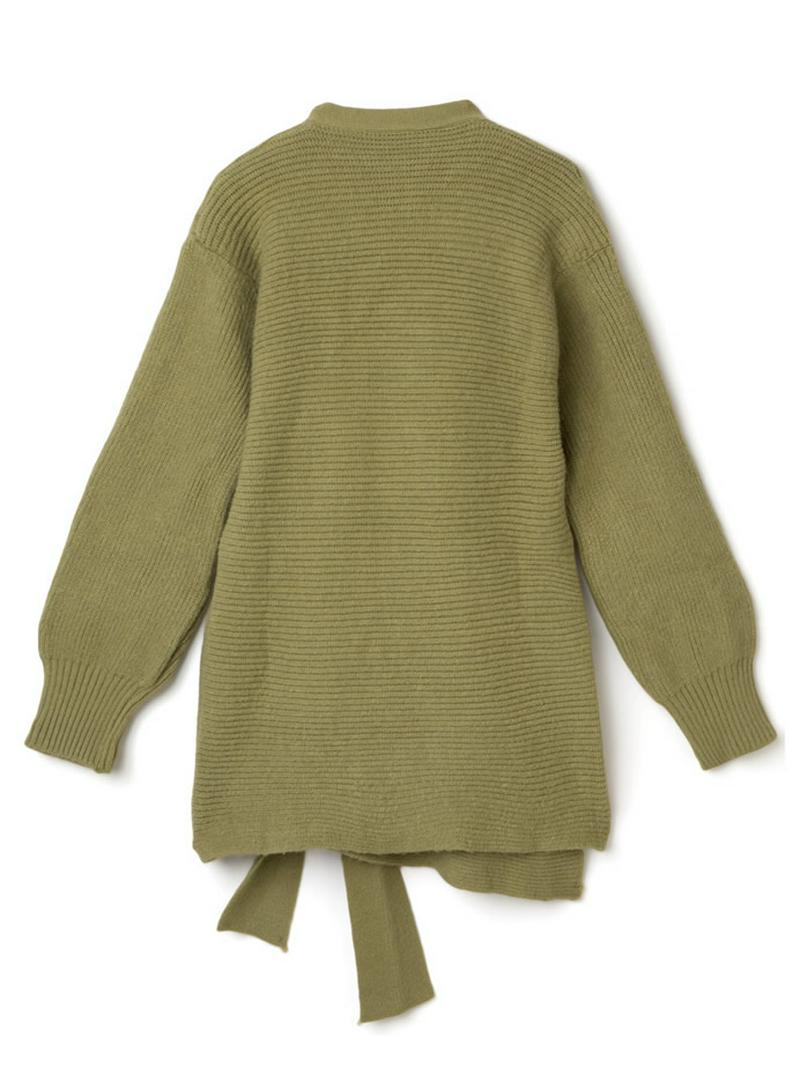 カシュクールカーディガン風ニットトップス