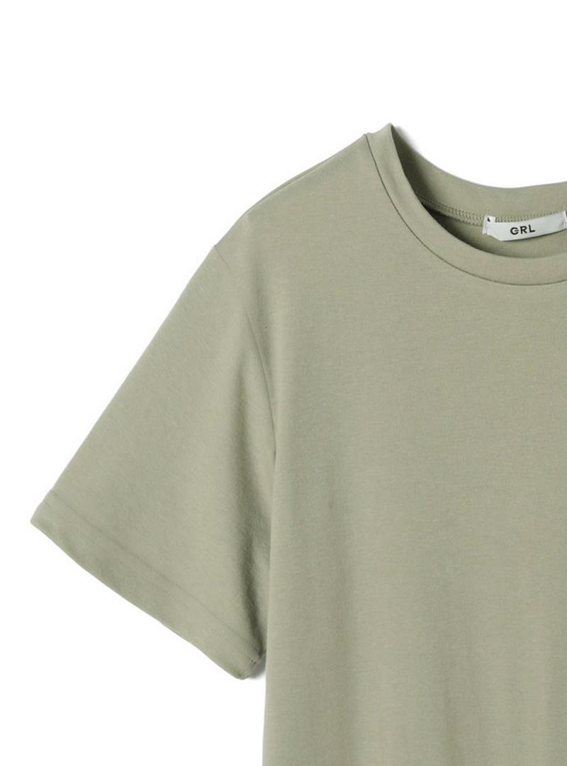 胸ポケットバックロゴTシャツ