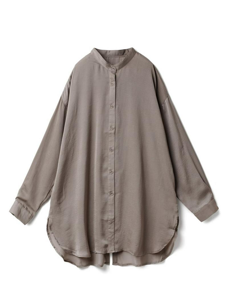 ヴィンテージサテンバックスリットシャツ