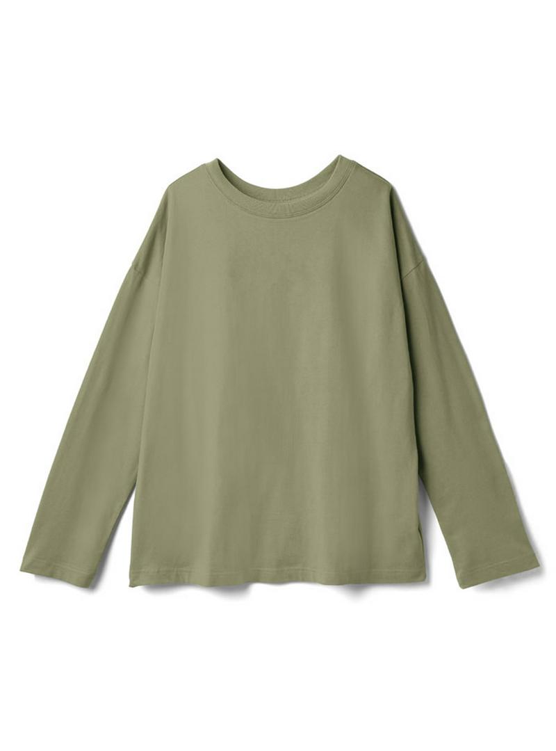 バックロゴプリントロンT