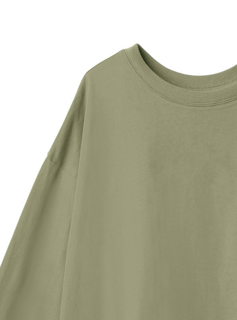 バックロゴプリントロンT