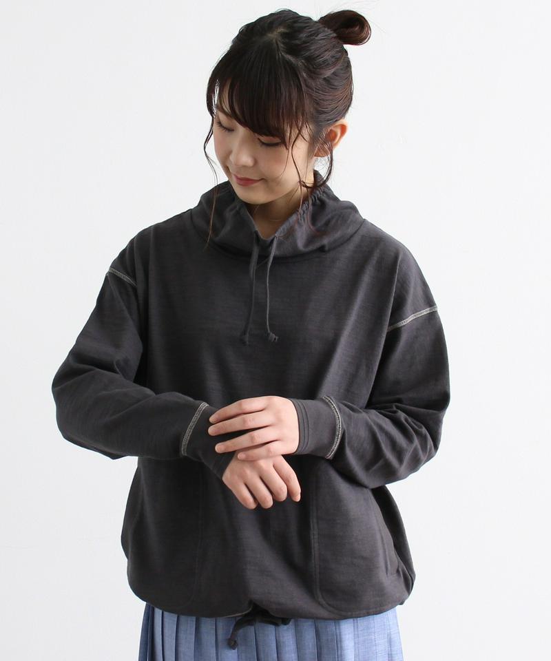 mat 綿スラブ オフネックプルオーバー（mat quotidien）