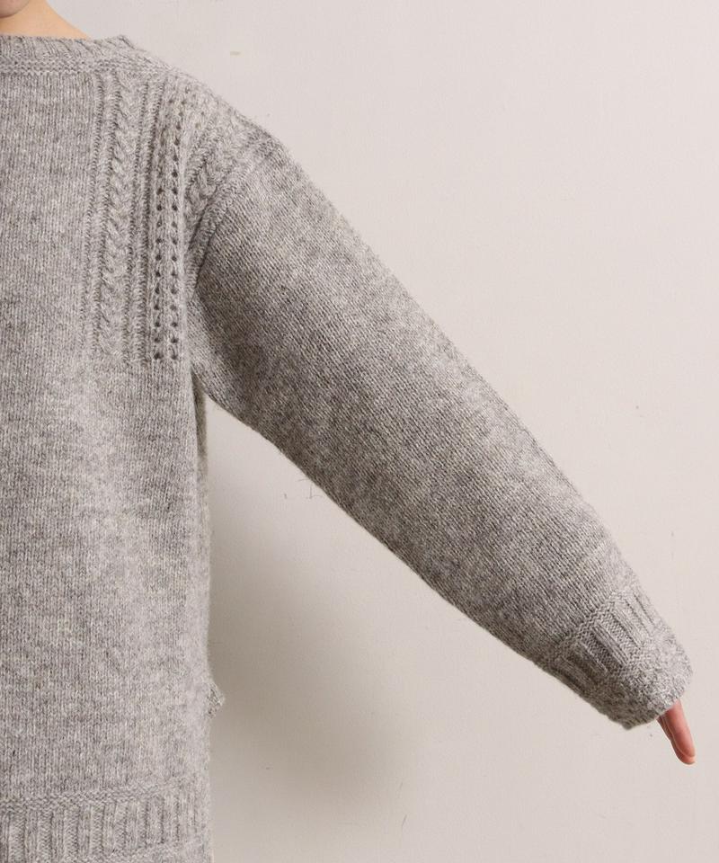 ECOLOGYボートネックスリットプルオーバー（cardo fabrica）