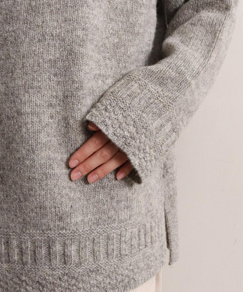 ECOLOGYボートネックスリットプルオーバー（cardo fabrica）